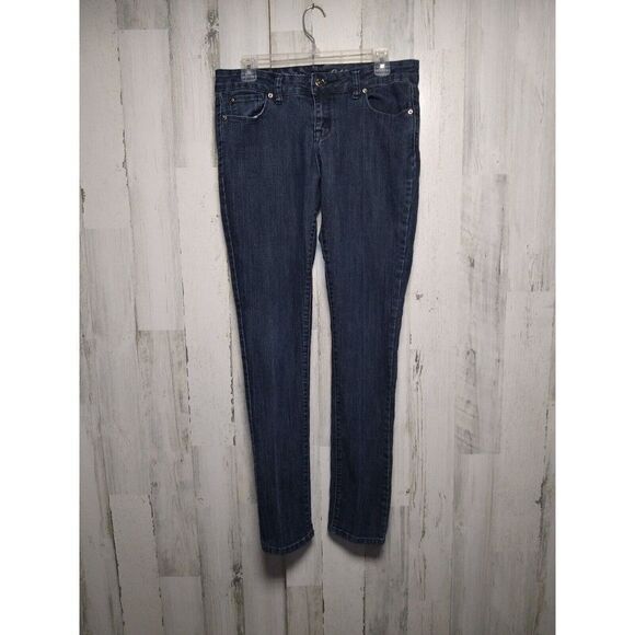 Womens The Limited Denim Blue Jeans Skinny Leg 917 Sz 8 - Picture 1 of 9